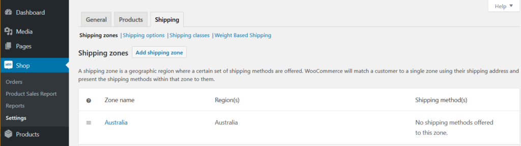 Shop shipping zones image