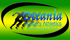 Oceania Masters Athletics 2015 logo