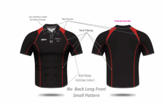 NEW DESIGN (red and black) Polo Shirt (Junior)