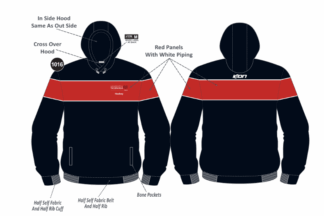 NEW DESIGN (red and black)  Tech Hoodies (Junior)